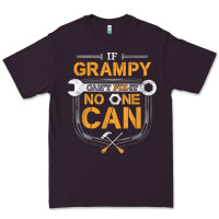Plum Mens Grampy Funny Handyman Fix It Fathers Day Gift Premium Tee - longCreatives