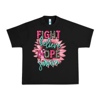 Black fight believe hope survive cancer awareness Urban Heavy Tee - CowGirlArtShop