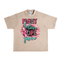 French Oak fight believe hope survive cancer awareness Urban Heavy Tee - CowGirlArtShop