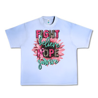 Grape Ice fight believe hope survive cancer awareness Urban Heavy Tee - CowGirlArtShop