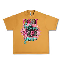 Peanut Butter fight believe hope survive cancer awareness Urban Heavy Tee - CowGirlArtShop