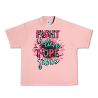 Salmon fight believe hope survive cancer awareness Urban Heavy Tee - CowGirlArtShop
