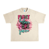 Sandshell fight believe hope survive cancer awareness Urban Heavy Tee - CowGirlArtShop