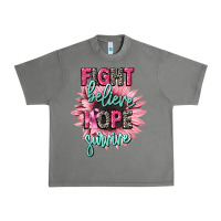 Tornado fight believe hope survive cancer awareness Urban Heavy Tee - CowGirlArtShop