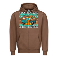 Chestnut western fall truck gnomes tumbler Zipper Hoodie - Artiststas