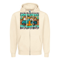 Sandshell western fall truck gnomes tumbler Zipper Hoodie - Artiststas