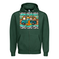 Western Fall Truck Gnomes Tumbler Zipper Hoodie | Teevron
