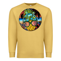 Antique Gold pineapple relaxing Premium Sweatshirt - BarkalooDesign