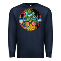 Navy pineapple relaxing Premium Sweatshirt - BarkalooDesign