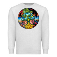 Oatmeal Heather pineapple relaxing Premium Sweatshirt - BarkalooDesign
