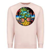 Pale Pink pineapple relaxing Premium Sweatshirt - BarkalooDesign