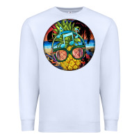 White pineapple relaxing Premium Sweatshirt - BarkalooDesign
