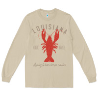 Mushroom Louisiana Crawfish T Laissez le bon temps rouler Long Sleeve Tee - longCreatives