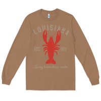 Toasted Coconut Louisiana Crawfish T Laissez le bon temps rouler Long Sleeve Tee - longCreatives