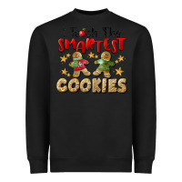 Black I Teach The Smartest Cookies Heavyweight Sweatshirt - LillyAllenDesigns