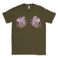 Army Green easter hands skeleton Classic Tee - Jasminsmagicworld