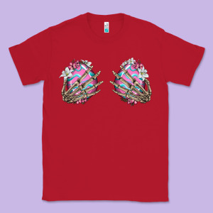 Easter Hands Skeleton Classic Tee Designed By Jasminsmagicworld