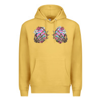 Antique Gold easter hands skeleton Premium Hoodie - Jasminsmagicworld