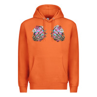 Carrot easter hands skeleton Premium Hoodie - Jasminsmagicworld