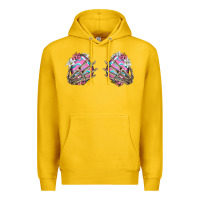 Lemon easter hands skeleton Premium Hoodie - Jasminsmagicworld
