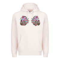 Pale Pink easter hands skeleton Premium Hoodie - Jasminsmagicworld