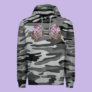 Easter Hands Skeleton Premium Hoodie Designed By Jasminsmagicworld