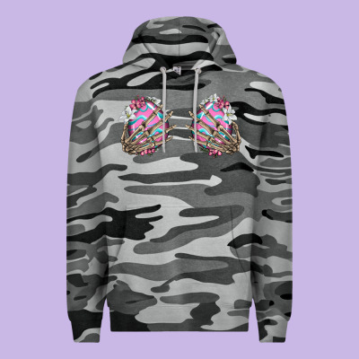 Easter Hands Skeleton Premium Hoodie Designed By Jasminsmagicworld