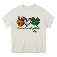 Cream peace love st patrick's day Heavy Core Tee - Bettercallsaul