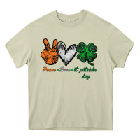 Mossy peace love st patrick's day Heavy Core Tee - Bettercallsaul