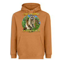 Meerkat i like raccoons and 3 people Heavyweight Hoodie - BarkalooDesign