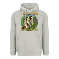 Moon Dust i like raccoons and 3 people Heavyweight Hoodie - BarkalooDesign