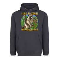 Smoke i like raccoons and 3 people Heavyweight Hoodie - BarkalooDesign