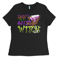 Black Don't Be a Salty Witch Ladies Tee - texasbilliewilder