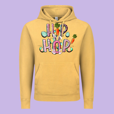 Hip Hop Easter Vintage Hoodie Designed By Cowgirlartshop