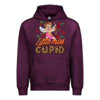Mauve Wine little miss cupid Urban Hoodie - AdoDesignShop
