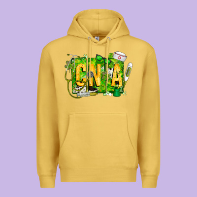 St. Patricks Day Cna Premium Hoodie Designed By Cowhidedigitalart