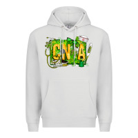 Dove Grey St. Patricks Day Cna Premium Hoodie - CowhideDigitalArt