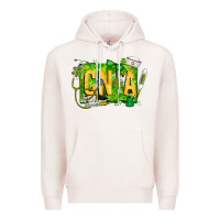 Pale Pink St. Patricks Day Cna Premium Hoodie - CowhideDigitalArt
