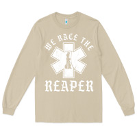 Mushroom Emt, Ems And Paramedic We Race the Reaper Long Sleeve Tee - longCreatives