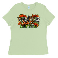 Matcha pumpkin spice everything fall Ladies Tee - NancyCooperArtShop