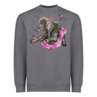 Storm baby elephant with tutu Heavyweight Sweatshirt - LillyAllenDesigns