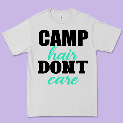 Camp Hair Don't Care Black Premium Tee Designed By Bettercallsaul