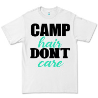 White Camp Hair Don't Care Black Premium Tee - Bettercallsaul