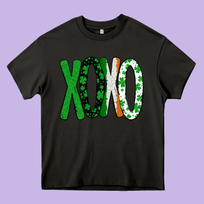 St. Patrick's Day Xoxo Heavy Core Tee Designed By Bettercallsaul