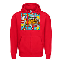 Red a little dirt never hurt tumbler Zipper Hoodie - Artiststas