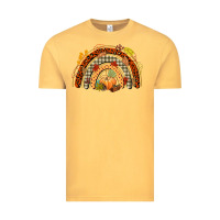Vintage Mustard fall rainbow Vintage Tee - CowGirlArtShop