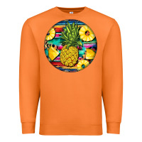 Carrot pineapple leopard Premium Sweatshirt - BarkalooDesign