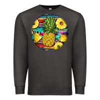 Smoke pineapple leopard Premium Sweatshirt - BarkalooDesign