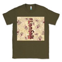 Army Green hogwarts with letters Classic Tee - TumblerDesignByShophia