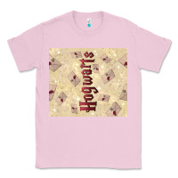 Bubblegum Pink hogwarts with letters Classic Tee - TumblerDesignByShophia